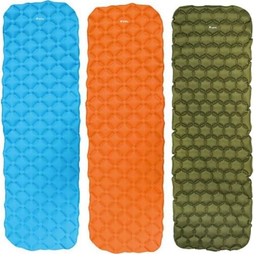 TPU Cellular Gas Charge Manual Air Pad With Pillow with Pillow Inflatable Pad Ultra Light Camp With Pillows