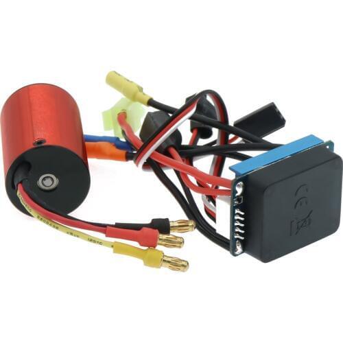 RCAWD 25A Waterproof Esc Electronic Speed Controller+2438 Kv4200 Brushless Motor Inrunner Combo For Rc Hobby Model Car Boat Hsp
