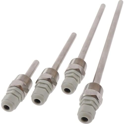 High Quality 50-200mm Thermowell 1/2" NPT Threads For Temperature Sensors