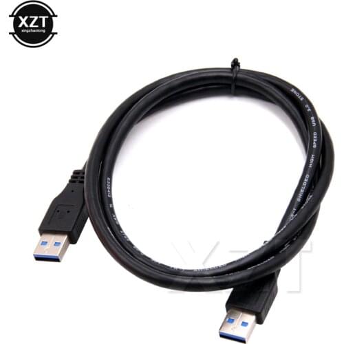 High Speed USB 3.0 Male To Male Extension Cable 1m 1.5m USB3.0 M/M Charging Cord Fast Speed Data Transfer Sync PC Extend Cable