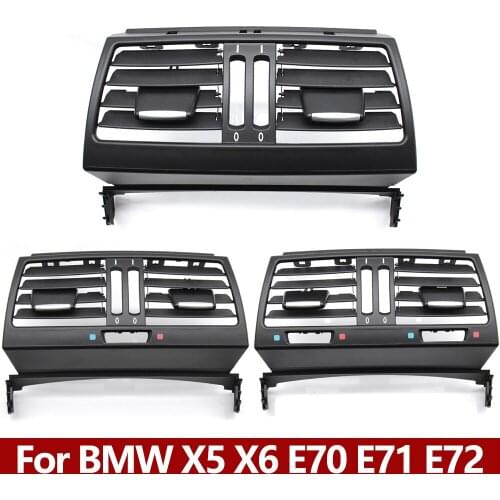 Rear AC Air Vent Grille Panel Cover Replacement For BMW X5 X6 E70 E71 E72 2007-2014