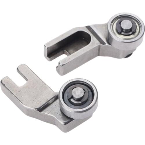 1 Pair Steel Template Sewing Machine Single Wheel Roller Presser Foot Sewing Tools & Accessory Left & Right Roller Presser Foot