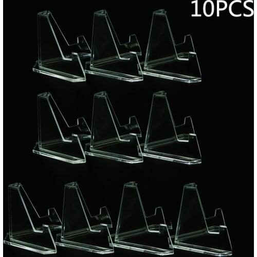 1PC Challenge Badge/Medal Coin Minerals Cards Display Easel Mount Holder 55*43MM