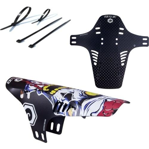 2Pcs MTB Road Bike Fenders Portable Ultra-thin Front Fork Rain Fenders Bike Off-road Downhill Quick Release Anti-mud Accessories