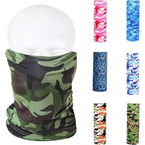 2020 Outdoor Sport Unisex Floral Print Headband Sun Protection Dust Proof Cycling Neck Gaiter Scarf Biker Headband Scarf Face