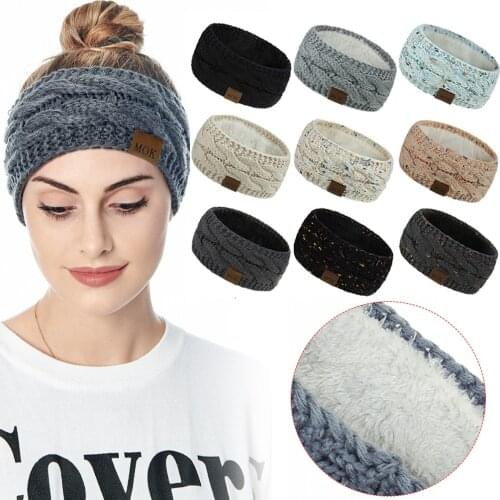 2020 Winter Fuzzy Hairband Women Ear Protection Earmuffs Warm Windproof Headband Headwear Women Hair Accessories Head Bands