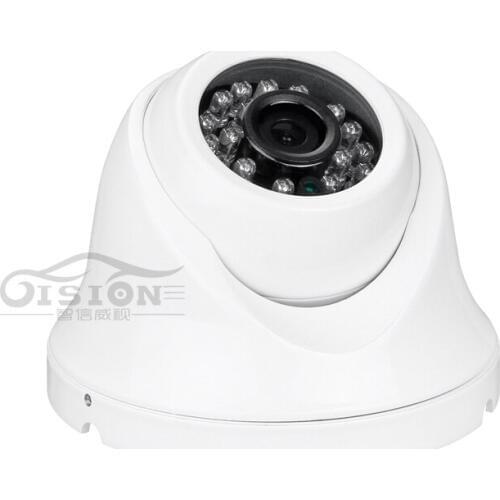 4Pin 3.6MM AHD Camera White 720P 1.3MP CCTV Monitoring Security Camera For Bus Truck Taxi Van Night Vision IR Indoor Cam
