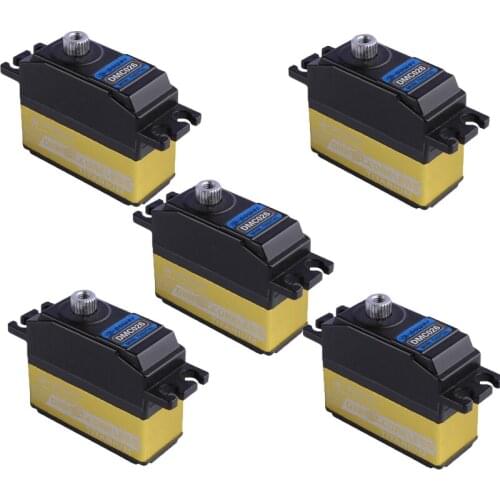 5PCS K-power DMC026 7KG/0.12Sec High Torque Coreless Motor Micro Digital RC Servo Motor for RC Helicopter Hobbies Toys Car Robot