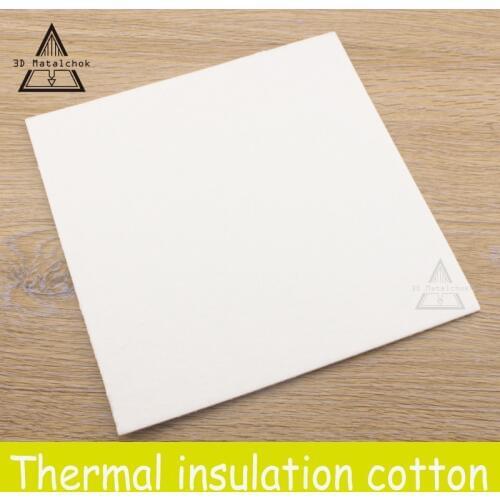 3d printer Accessories 1 PCS 220x220 mm Insulation Cotton For Hotbed Reprap Prusa i3 Wanhao i3 Anet A8 A6 Ender-3 CR-10 hotbed