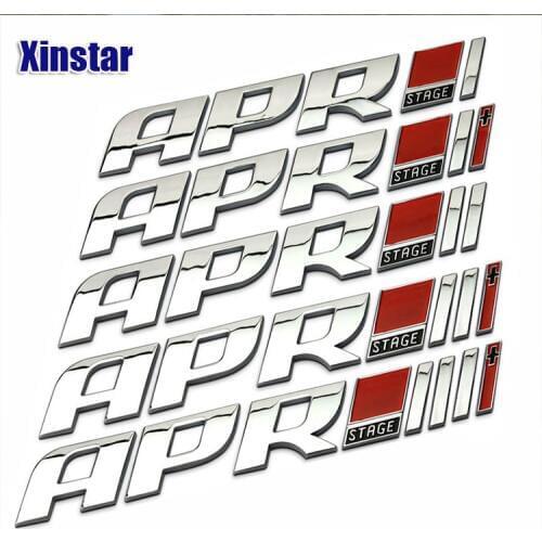 Original Quality Car Sticker For Volkswagen APR SLINE RS R Line CC Passat Golf6 Golf7 Audi A4 A6