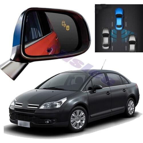 Car BSM BSD BSA Radar Warning System Safety Driving Alert Mirror Detection Sensor For Citroen C4 C-Triomphe 1 2004~2010