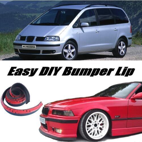 NOVOVISU Bumper Lip Deflector Lips For SEAT Alhambra Front Spoiler Skirt For Car Tuning View / Body Kit / Strip