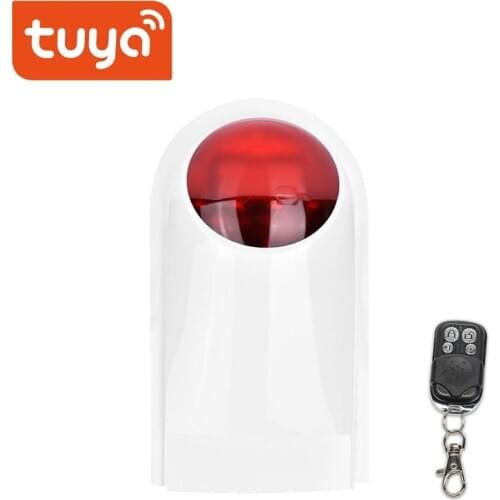 Tuya WiFi Alarm Sensor 130DB Sound High Quality Wireless Siren For Home Security Systems Support Alexa Google IFTTT