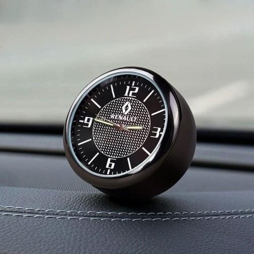 Car Clock Interior Auto Accessories Dashboard Decoration For Renault Megane 3 4 Clio 4 Captur Duster Euro Kangoo Express Koleos