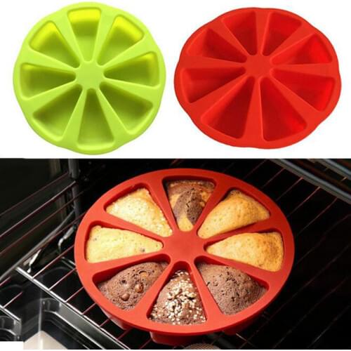 Bakeware Molds Cake Pan Silicone Cake Mold Pudding Triangle Cakes Mould Muffin Baking Tools Fondant Cake Molds