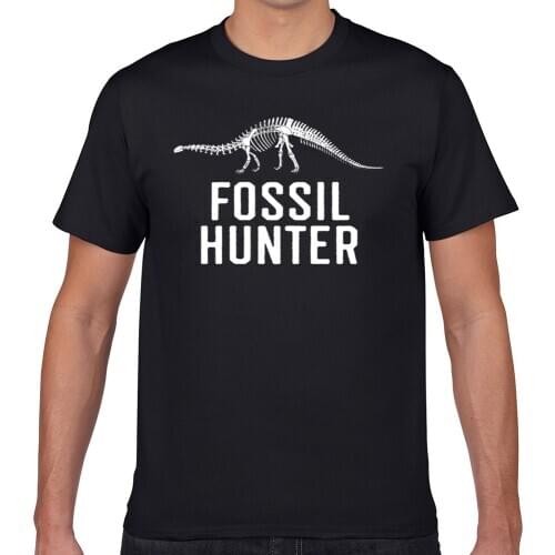 Tops T Shirt Men fossils hunter archaeologist archaeology dinosaur Sexy Harajuku Geek Short Male Tshirt XXXL