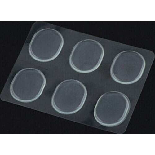 Shoes Gel Silicone Round Stickers Women Ladies Girls Silicone Gel Shoe Insole Inserts Pad Cushion Heel Grips Liner 6pcs/Sheet