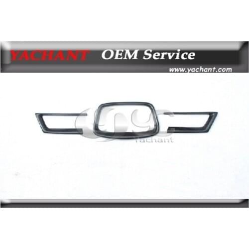 Carbon Fiber Front Grille Cover Fit For 2006-2007 Subaru Impreza WRX 9