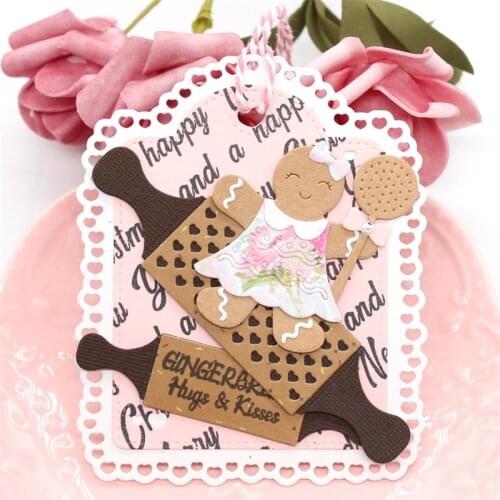 KSCRAFT Rolling Pin Metal Cutting Dies Stencils for DIY Scrapbooking Decorative Embossing DIY Paper Cards