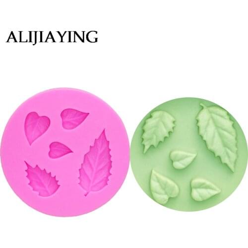 M1106 Leaves Silicone Mold Fondant Mould Cake Decorating Tools Chocolate Gumpaste Mold, Sugarcraft, Kitchen Accessories