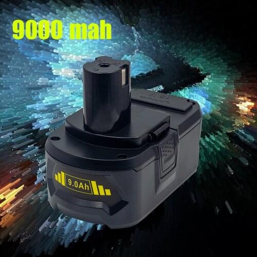 For Ryobi 18V 9.0AH Power Tools ONE+ BPL1820 OWD-1801M RB18L60 P109 P105 P104 P103 RB18L50 RB18L40 Li-Ion Battery Charger Set