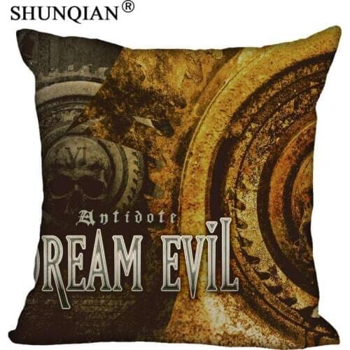 Dream Evil Pillowcase Square Zippered Home Decorative Pillow Cover Wedding Custom Gift For Two Sides Printed