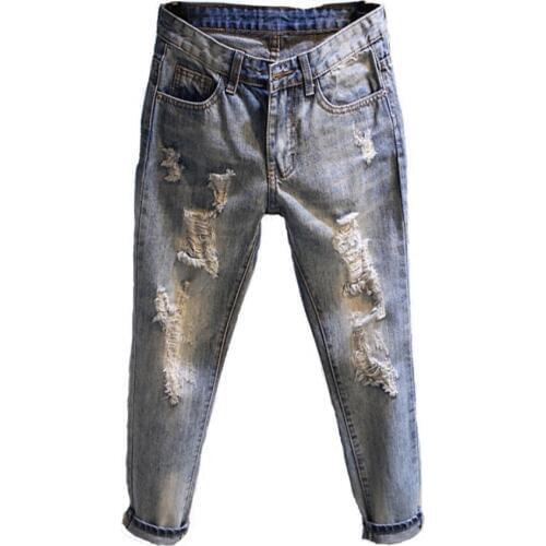 Женские джинсы бойфренды Noritree China At AliExpress