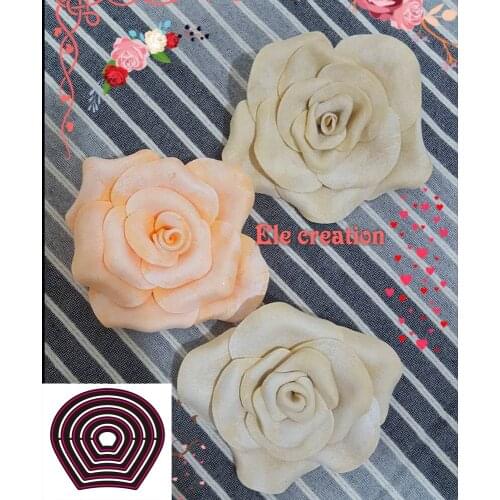 New Roses flowers Metal Cutting Dies Decorative DIY Scrapbooking Steel Craft Die Cut Embossing Paper Cards Stencils