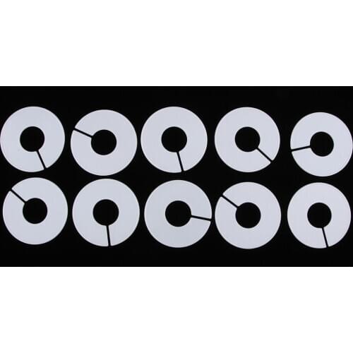 Clothes Size Dividers - 10 Pieces Clothing Rack Dividers Blank - Round Clothes Hangers Size Marker for Clothing Shops