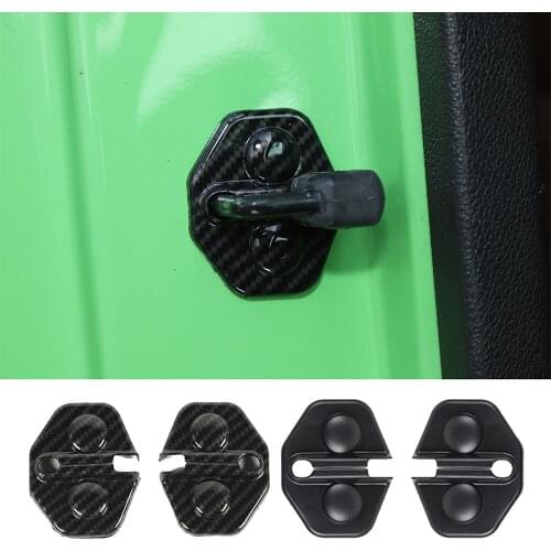 Fit for Ford Mustang 2009-2013 ABS Car Door Lock Protector Buckle Cover Decorative Trim Exterior Car Accessories