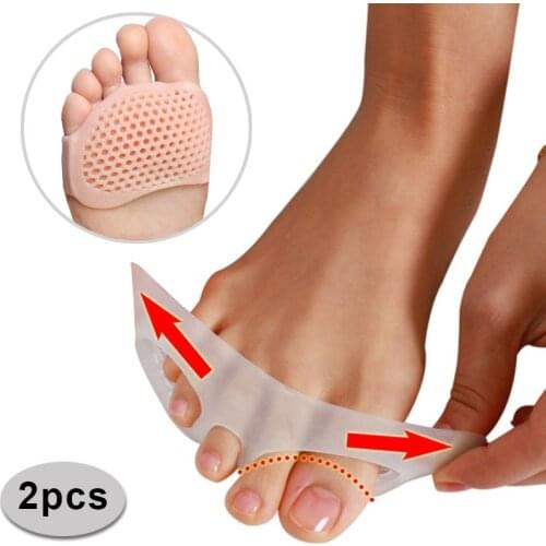 Wonderlife Silicone Forefoot Metatarsal Pads Orthotics Foot Care Tools Anti-slip High Heel Cushion Pad Pain Relief Gel Insoles