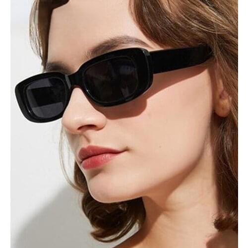 Small Rectangle Sunglasses Women Vintage Brand Designer Square Sun Glasses Shades Female UV400