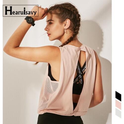 Womens Tank Workout Tops Sports Wear For Women Gym T-shirt Open Back Yoga Top Sport Blouses Woman Fitness Shirt Female Jersey