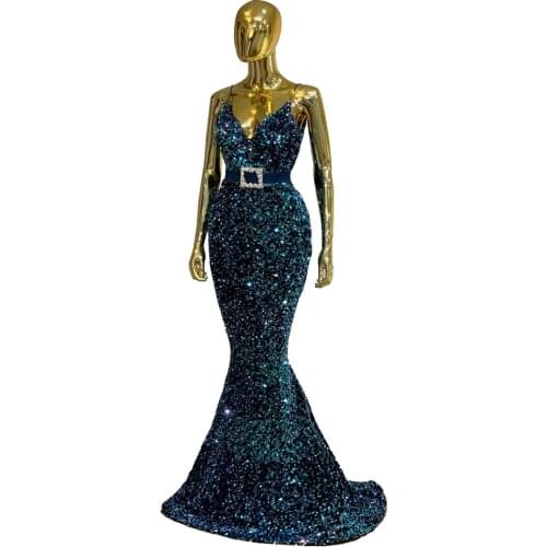 Spaghetti Straps платье 2021 Mermaid prom dresses with Waistband vestido de fiesta de boda платья для женщин Celebrity dresses