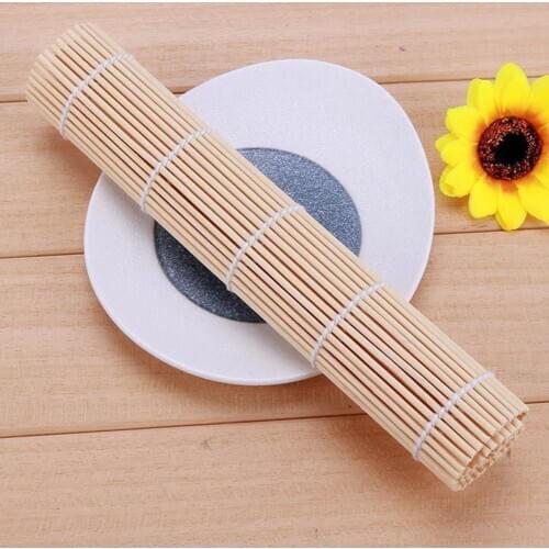 Sushi Curtain Cooking Accessories Sushi Rolling Roller Hand Maker Sushi Tool Bamboo Non-stick Sushi Rolling Mat Chicken DIY Tool