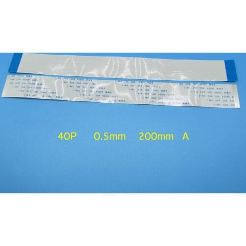 10-1000PCS FFC FPC flat flexible cable 0.5mm pitch 40pin A Length200mm Width20.5mm Ribbon Flex Cable