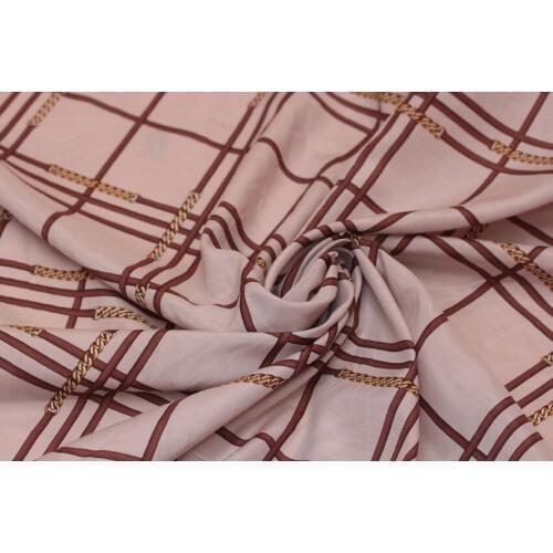 110*90cm 15mm print silk cotton fabric material for dress scraft diy material 988