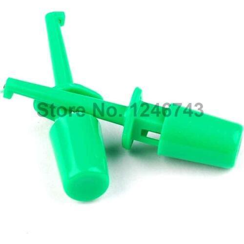 20PCS Hook Test Clip Test Hook Test Hook Green