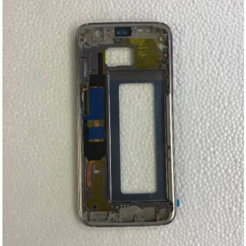 5pcs For Samsung Galaxy S7 G930F S7 edge G935F Middle Plate Frame Housing Bezel Chassis with all samll parts