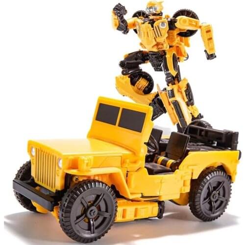 Autobot Jeep Robot Yellow Bee Beetle YS-03C Action Figure 8" Transformatble Kids Toys