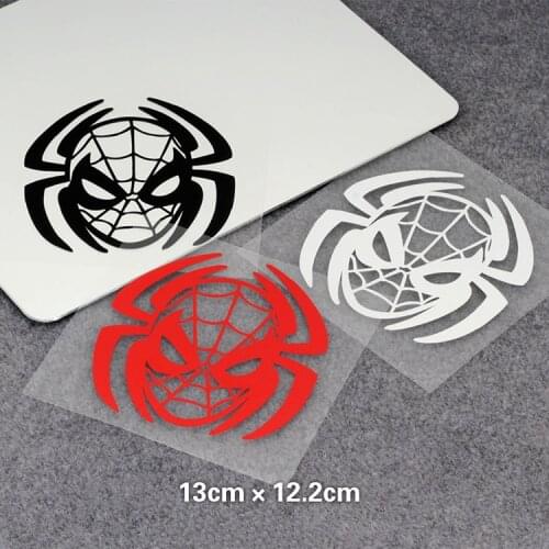 Car Styling Vinyl Sticker Auto Window Body Motorcycle Decal for Spiderweb Mask Man Hero