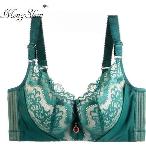 Plus size bra PP Point Design Palmprint Supporter lingerie femme Hand-held die cup plus size women Fat MM Sexy Lace bra push up