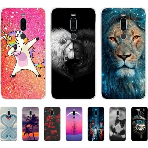 For Meizu Note 8 9 M6T Case Soft TPU Silicon Back Cover For Meizu Note M8 Case 8 9 M6T Rose Print Phone Case Coque Para