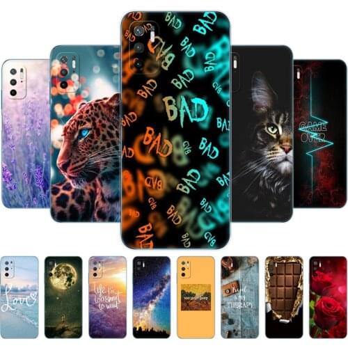For Poco M3 Pro Case 6.5" Phone Back Cover For Xiaomi Poco M3 Pro Silicon Case Bumper POCOPHONE Funda Soft Tpu Etui Bag