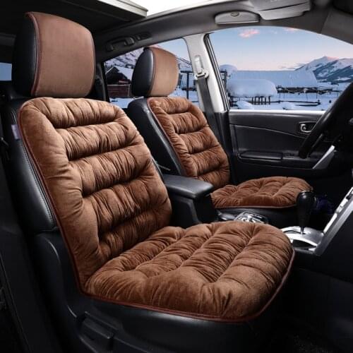 Warm Plush Car Seat Cover Cushion Automobiles Seat Covers Protect For Winter Autumn Auto Cover Mat