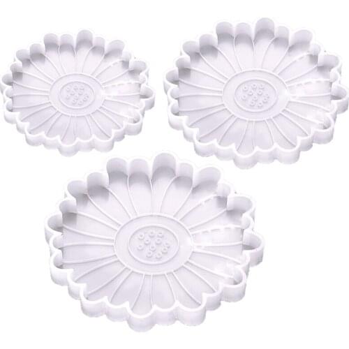 Daisy Flower Coaster Epoxy Resin Mold DIY Crafts Decorations Ornaments Casting Tools Cup Mat Pad Silicone Mould