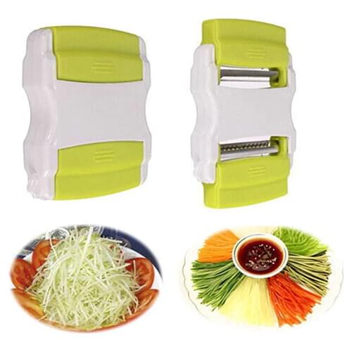 Home Kitchen Tool Double Ended Vegetable Cutter Potato Carrot Peeler Fruit Slicer