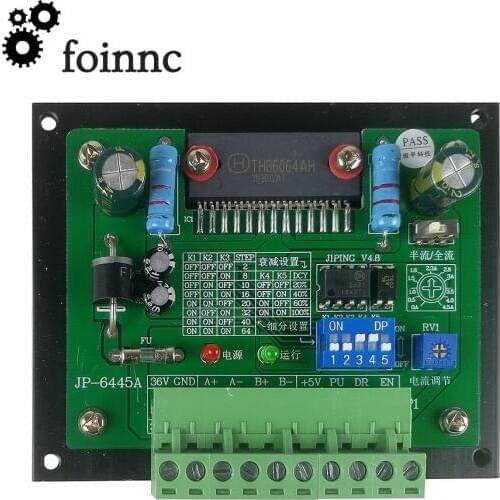 CNC Single-axis Stepper Motor Driver THB6064AH JP-6445A 4.5A 20 - 45 VDC For NEMA17/23 (42/57) Stepper Motor