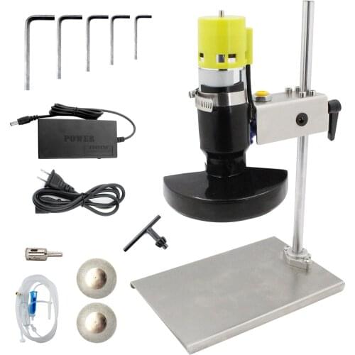 Electric Glass Bottle Cutter Cutting Tool Cutting Machine with 7 Variable Speed for DIY Flowerpot Round Oval Glass Bottles Craft