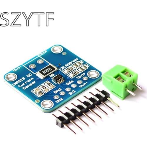 MCU-219 INA219 I2C interfaces Zero-Drift bi-directional current / power monitoring sensor module